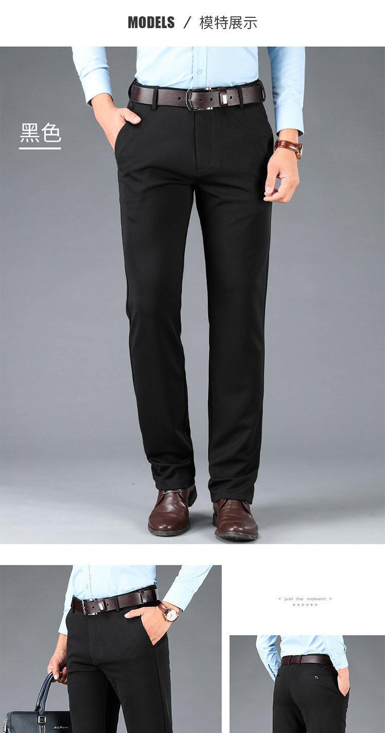 Product Introduction of CEO-Formal office pants for men, stretchable elastic pants, casual, business, long, for father 9