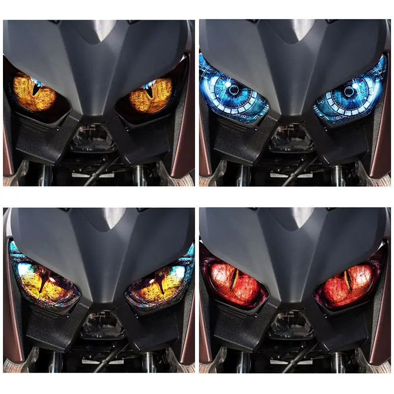 Miếng Dán Bảo Vệ Đèn Pha, Phụ Tùng Xe Máy, Dành Cho Yamaha Xmax 300 Và Xmax 250, Phim Chống Chói Đèn Pha, 1 Miếng