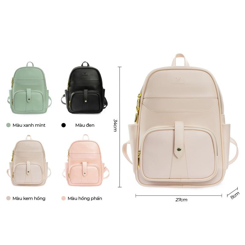 Balo nữ công sở Camer thời trang cao cấp VACHINO - BG024 Đeo Vai Backpack 8