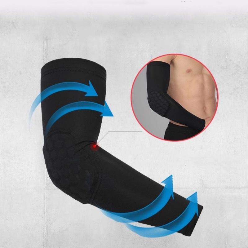 Product Introduction of Basketball Protective Gear Set, 1 Set High Elasticity Wear-resistant Knee Pad, Arm Guard, Wristband, Sports Protective Gear for Basketball, Football, Running, Jogging 6
