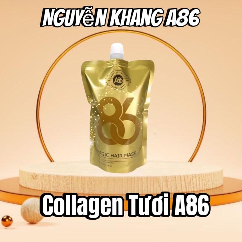 TÚI HẤP COLLAGEN XẢ TÓC A86 DUNG TÍCH 500ML  ủ tóc  b5 keratin  organic Nữ Women dầu dưỡng