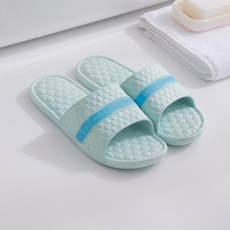 Product Introduction of 2025 Home Slippers Women's Summer Indoor Non-Slip Silent Home Soft Bottom Couple Bathroom Bath Soft Bottom Men's Sandals Girl Footwear 16
