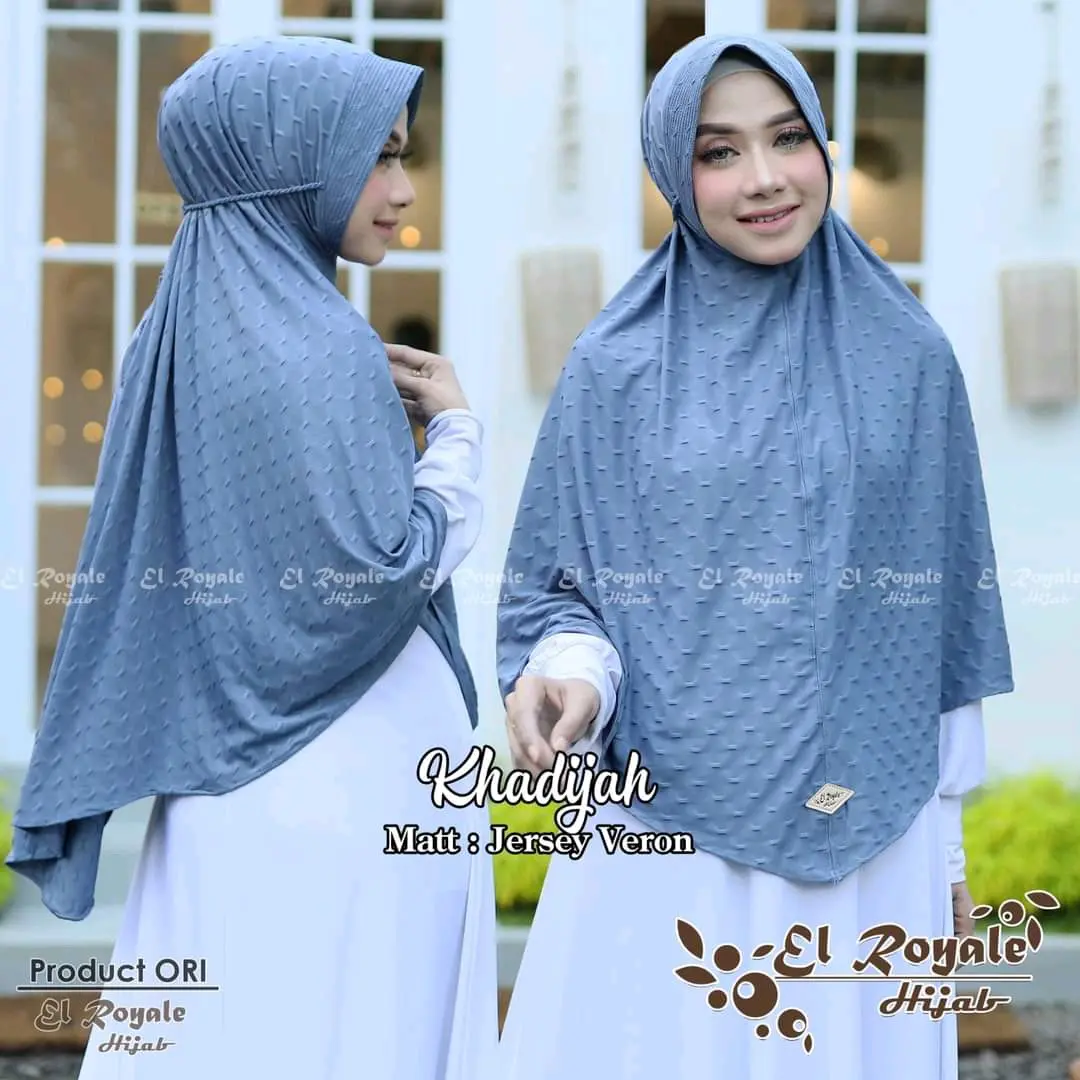 HIJAB KHODIJAH ORI ELROYALE/HIJAB JUMBO KHODIJAH ORI ELROYAL