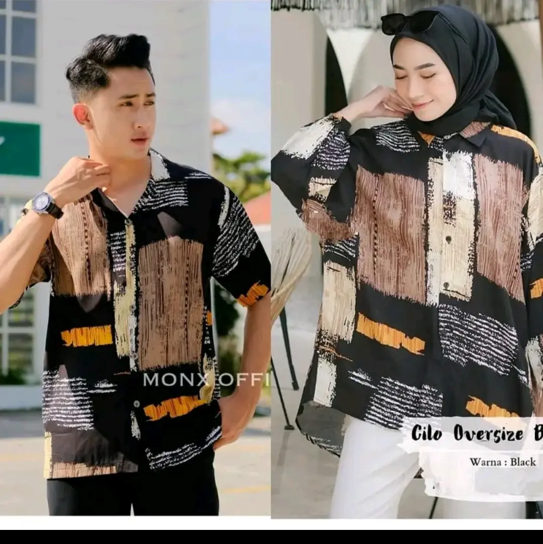 kemeja coupel / Kemeja hawai / Kemeja motif / Kemeja Pasangan / Kemeja Unisex