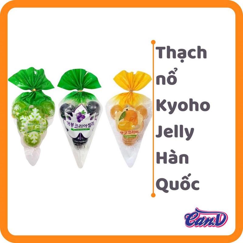 Thạch nổ Kyoho Jelly Hàn Quốc 7 viên Mật Ong