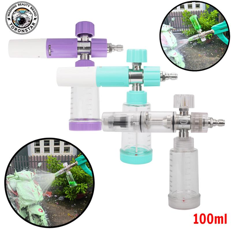 Bình Phun Bọt Tuyết Mini Toronstar 007 Max – Thiết Kế 2 Trong 1, Tối Ưu Dung Dịch, Phun Bọt Mịn Đều