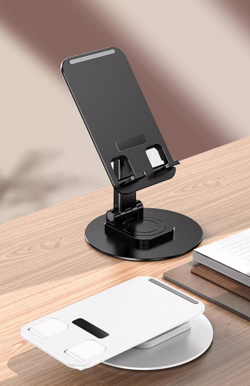 Product Introduction of Metal 360 Rotating Desktop Phone Holder Lifting and Foldable Multifunctional Adjustable Portable Tablet Universal 6