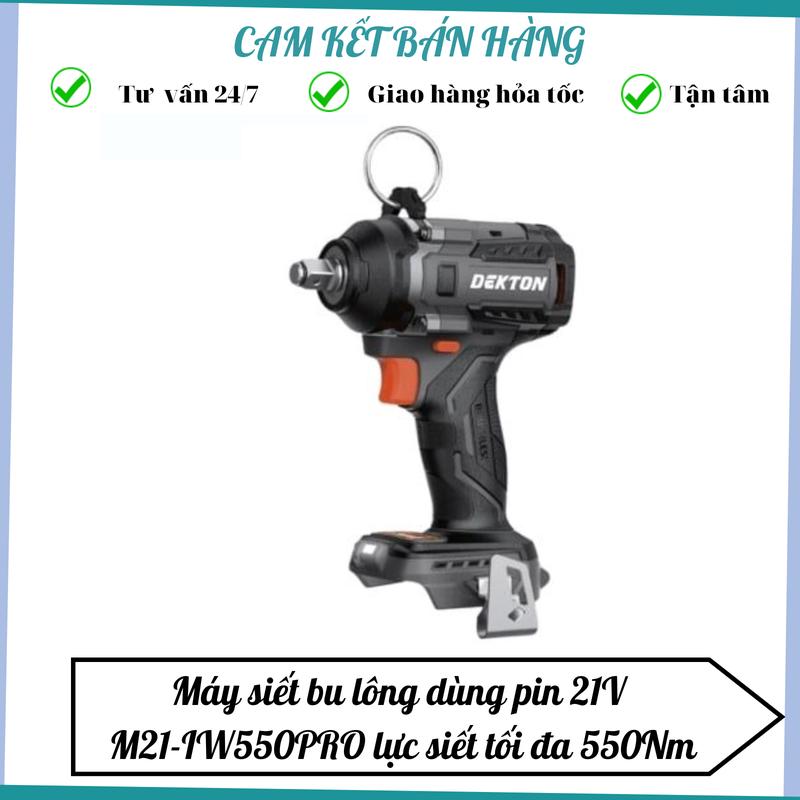 Máy siết bu lông dùng pin 21V M21-IW550PRO lực siết tối đa 550Nm 800Nm