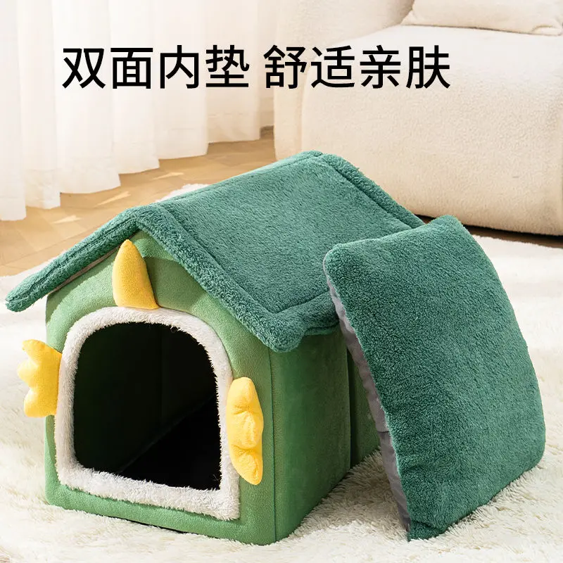Nhà cho mèo bán kín, cho chó, nhà cho mèo mọi mùa, phòng Villa cho mèo, đồ dùng cho thú cưng, thiết kế người Nổi Tiếng trên Internet, tổ chống vết cắn, cho mèo và chó 3
