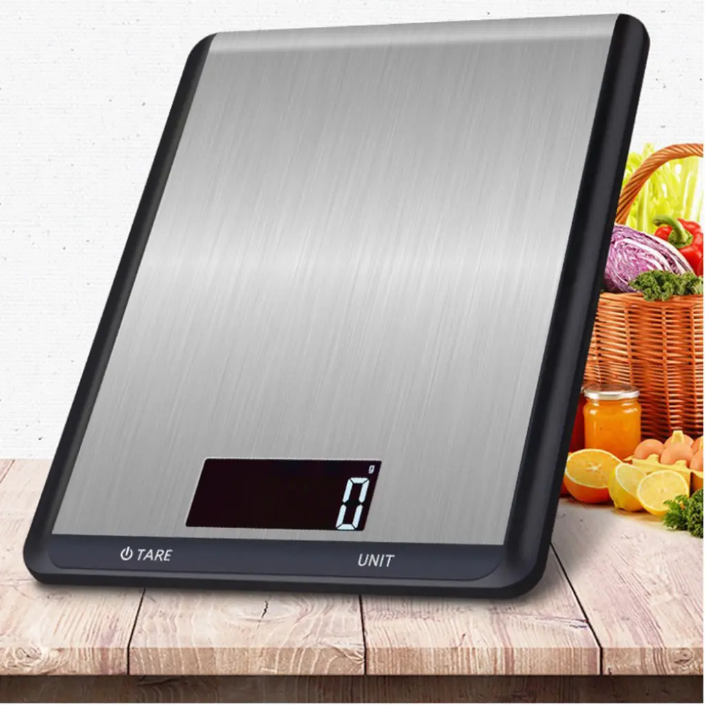 murdyhg Kitchen Scale Durable Digital Scale Lightweight Food Weight Balance Electronic Scale Electric Useful Food Beans Electronic Scale for Kitchen Backlight