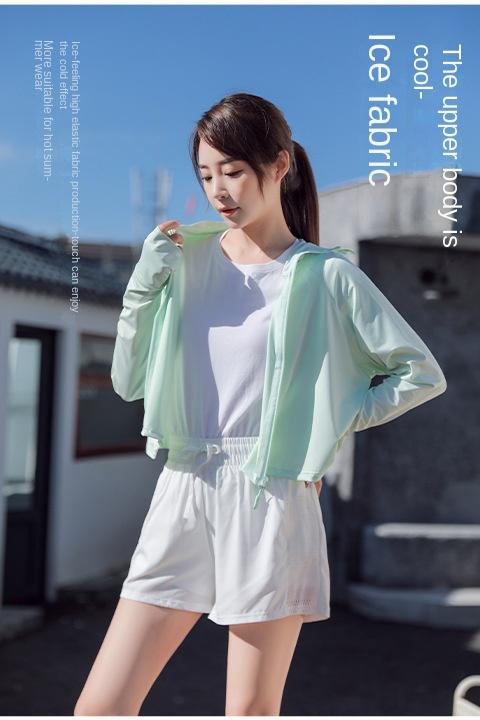 Product Introduction of Ice Silk Sun Protection Clothing Women's Loose Breathable Cloak UV-Proof Sun-Proof Thin Coat Sun-Protective Clothing 2