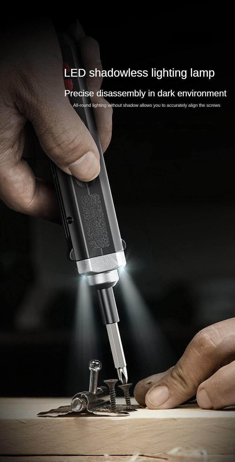 Product Introduction of Mini electric screwdriver cordless charging electric drill multifunctional disassembly and repair tool for screwdriver 23