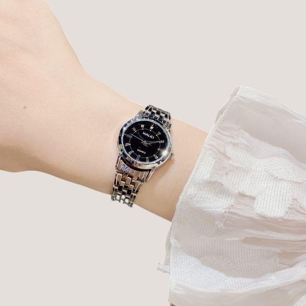 Combo Đồng Hồ Nữ Đeo Tay Halei Mặt Gương Basic HA01- P + Cắt Mắt - Jamy Watch Women Nón cyber watch dongho sangchanh