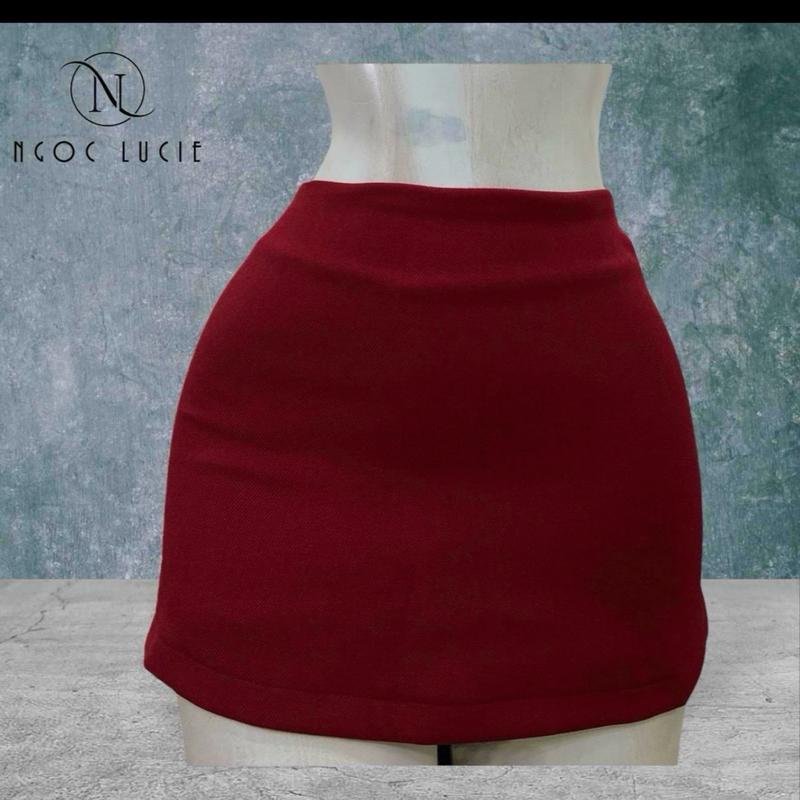 CV16 - LẺ Chân Váy Ngắn MiniSkirt Basic có quần trong - Ngọc Lucie