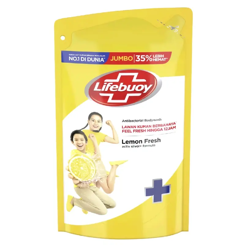 Lifebuoy Sabun Mandi Cair 825ML Soap Membersihkan 3