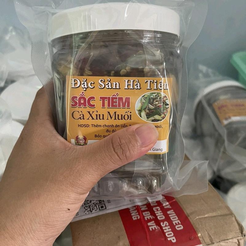 Mắm cà xỉu muối nước mắm Phú Quốc Sắc Tiến 700g (400g cà xỉu+gia vị) - Nước Sốt