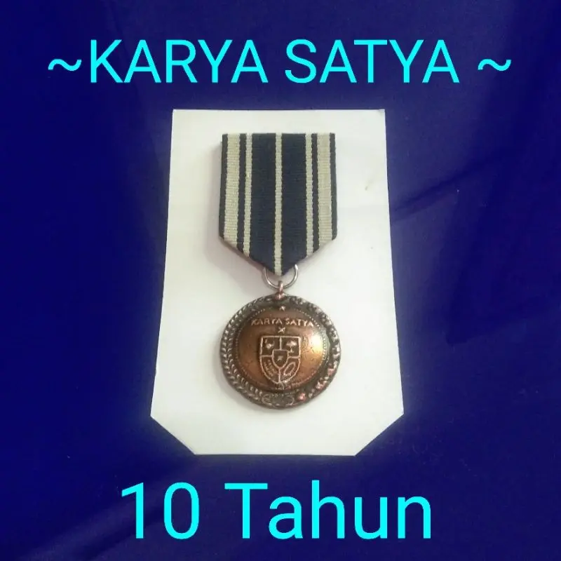 Medali PNS 10 20 30 Tahun - Satya Lencana 2