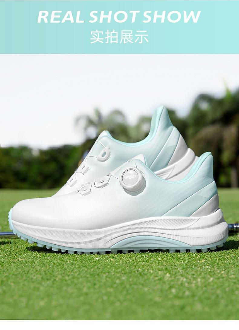 Product Introduction of [PGM] Golf Shoe Summer Women's Shoes Waterproof Knob Women's Sports Shoes Non-Slip Shock-Absorbing Lightweight Nail-Free Shoes Xz363 15