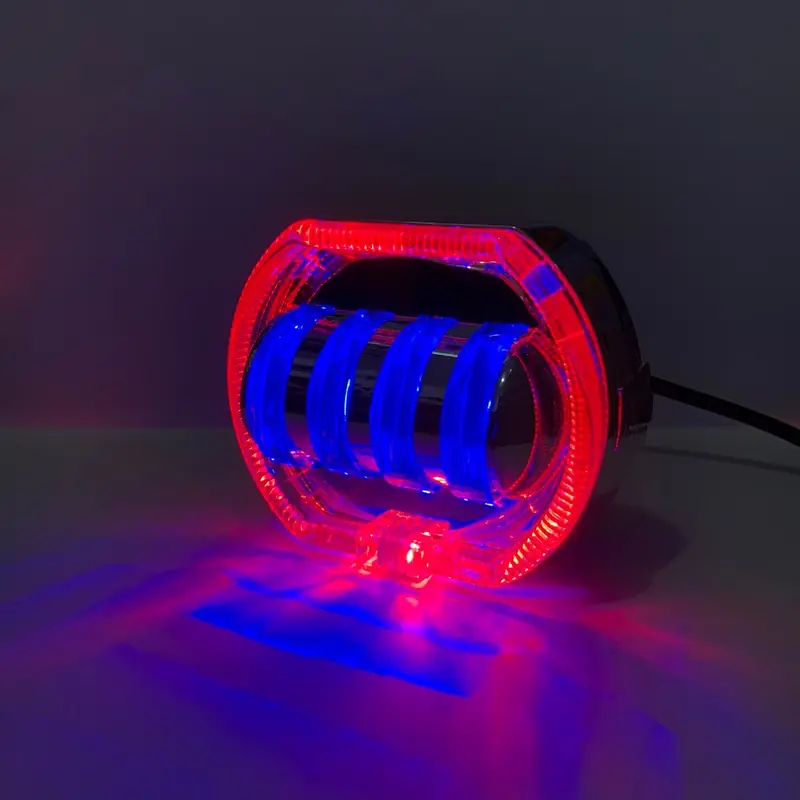 CR7-Lampu tembak Daymaker Biled CR7 Projie Biled 4 lensa 8D Jauh Dekat Wa Waterproof 4