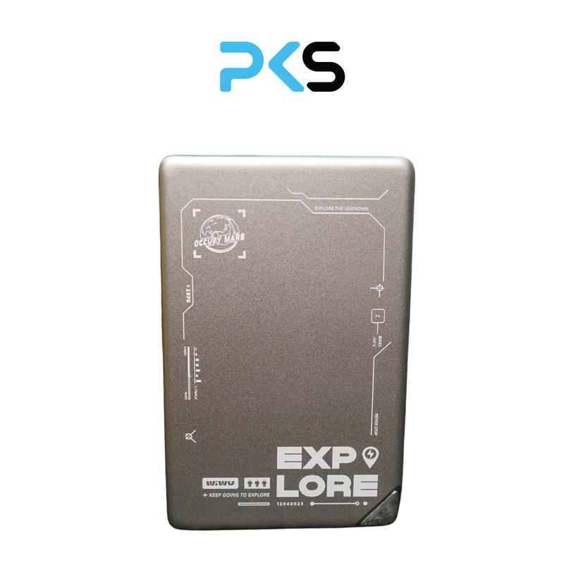 Pin sạc dự phòng không dây wiwu ultra slim sạc nhanh 15W, hít nam châm mạnh, vỏ kim loại cao cấp, thiết kế mỏng, có đèn led , dung lượng cao 10000mAh Pin Dự Phòng Sạc Pin