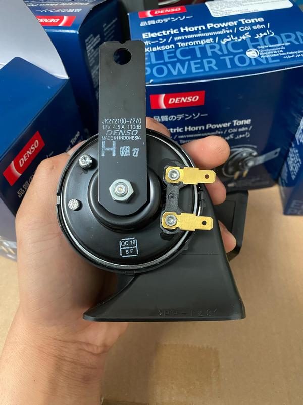 Còi sên Denso 2 jack 12v Chính Hãng cho ô tô xe hơi - Kèn sên Denso 12v Made in Indonesia nhập khẩu Phụ Kiện Phụ Tùng