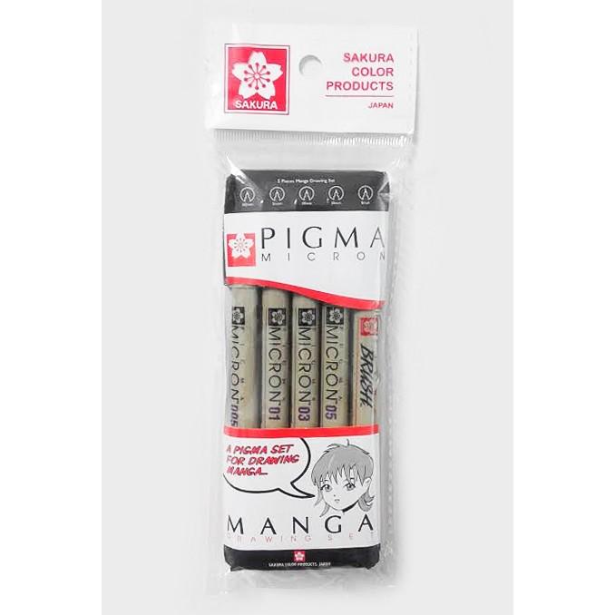 Gambar Sakura Pigma micron Manga Drawing Set dari Lix Art Supplies Kota Surabaya Tokopedia