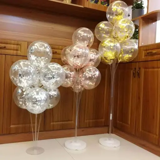 Trụ bóng bay 7 nhánh , trụ mica 7 nhánh Cao Su 4
