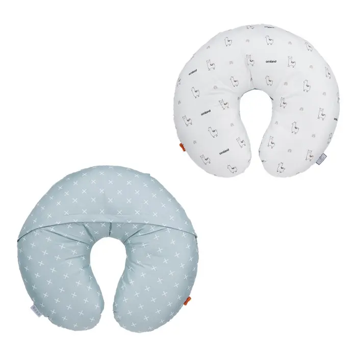 Omiland Bantal Ibu Menyusui Bulat+Bantal Lengan Alpaca Series 1