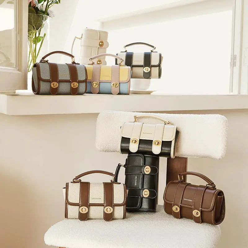 [Marsya bag x popsea] BOSTANTEN Tas Cambridge Tas Wanita 2025 Hand Bag Selempang Wanita Tas Sling Bag 2 in 1 Shoulder Bag 1
