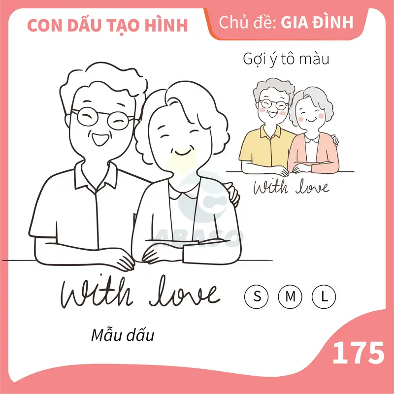 Dụng cụ tạo hình vẽ bánh Kem - Chủ đề Gia Đình 2
