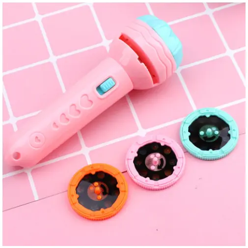 【TS168】【2025 NEW】Senter Proyektor Karakter Hewan Fun Flashlight / Mainan Proyektor Dengan 3 Piringan Gambar Mainan Edukasi Plastik 3