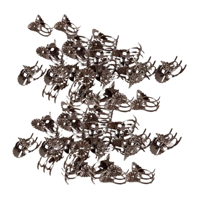100x Plant Support Clips Gardening Tool Plant Climbing Fixing Clip for Climbing Plants Cucumbers Loofahs Outdoor Grape Vine 7