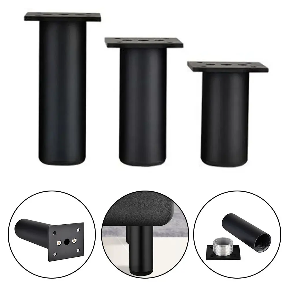 Adjustable Metal Legs Furniture Feet for Sofa Beds Chairs Stools Cabinet