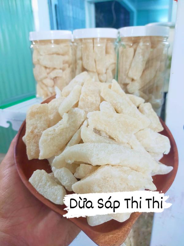 250gr Mứt Dừa Sáp Loại 3 Đặc Sản Trà Vinh Snack Ăn Vặt Thức Ăn Food