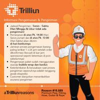 Gambar Selang Air PVC Trilliun Dof 1/2" Inch - 20 Meter - Biru dari Trilliun Kab. Pasuruan 3 Tokopedia