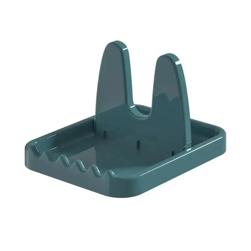 Pot Lids and Scrapers Holder, 1 Count Folding Kitchen Pot Lid Storage Rack, Foldable Kitchen Lid and Spoon Rest, Spatula Storage Rack for Kitchen Countertop, Kitchen Accessories 0
