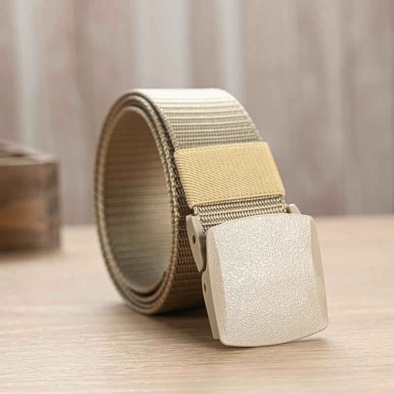 Product Introduction of เข็มขัดผ้าใบหัวเข็มขัดอัตโนมัติ สำหรับผู้ชาย 3