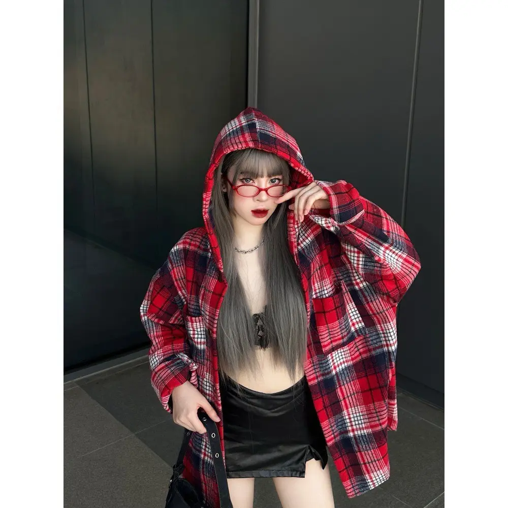 Áo Khoác Caro Nữ Siêu Xinh - Áo Khoác Chống Nắng Nữ Thời Trang Cực HOT