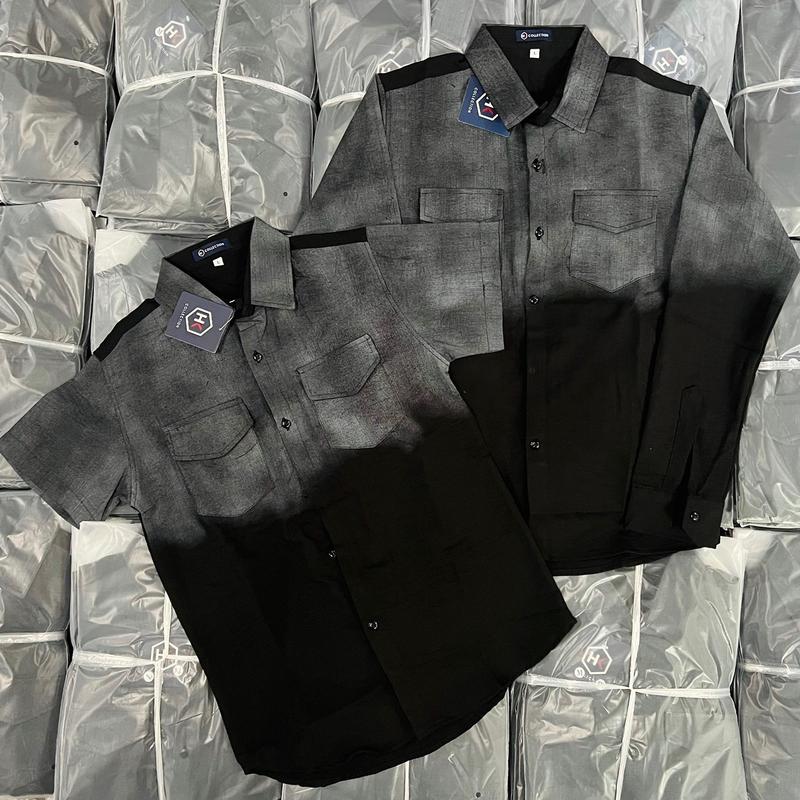  Áo sơ mi loang đen Có Cổ Nam nữ mẫu mới siêu hot Menswear 