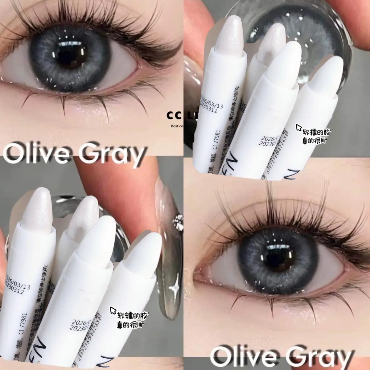 Bút kẻ mắt: Olive nhiều màu