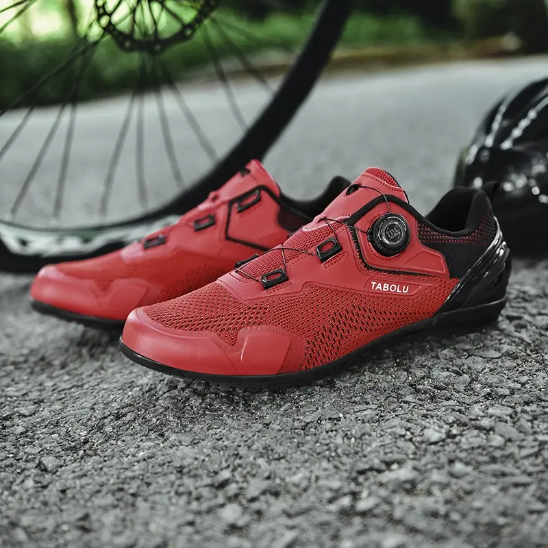 Cycling Shoes Non Cleats Bike Shoes Non Locking Roadbike Mountain Biking Shoes Without Cleats Cycling Outdoor Sport Breathable Bicycle Shoes