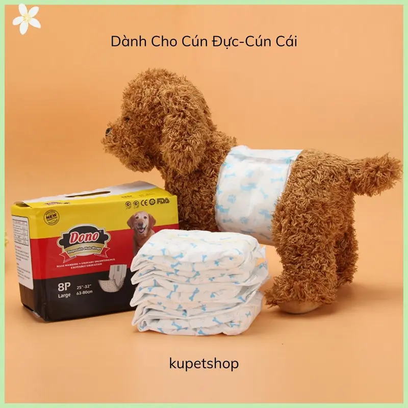 Bỉm Dono Dành Cho Chó Đực & Chó Cái 0