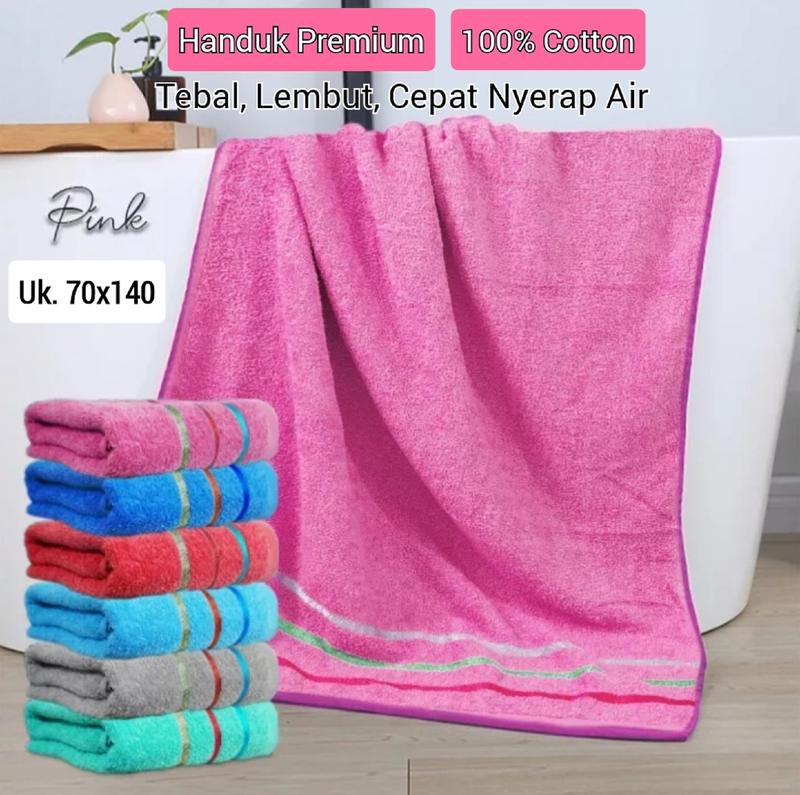 Handuk Mandi Dewasa Cotton Jumbo Tebal Nyerap Air Handuk Katun Pria dan Wanita 9