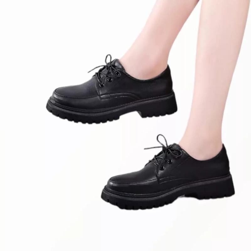 Sepatu Sekolah Remaja / Dewasa '' FMS '' Sepatu Loafers Docmart Premium Glosy Dof BTS 8