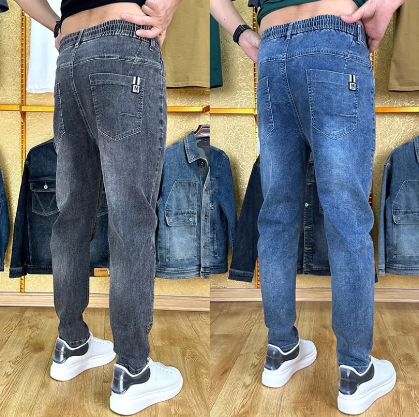 MX03 - Quần jean nam lưng thun basic, phối đồ cực dễ đi đâu mặc cũng hợp cũng đẹp