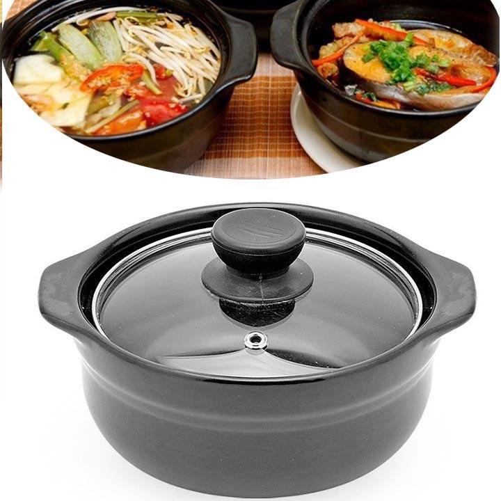 Nồi Đất Sứ Tráng Men Kho Và , Nấu Mì Cay 0.5L, 1L, 1.5L, 2L, 2.5L, 3L, 3.5L, 5in, 6in, 7in, 8in, 9in,