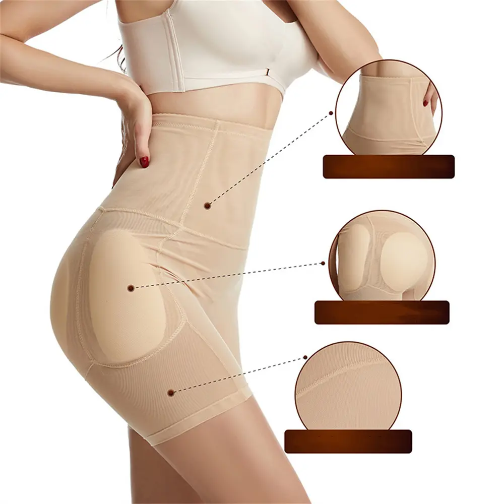 Women Padded Short panties Butt hips Enhancer Push Up Peach Buttocks Safety Pants