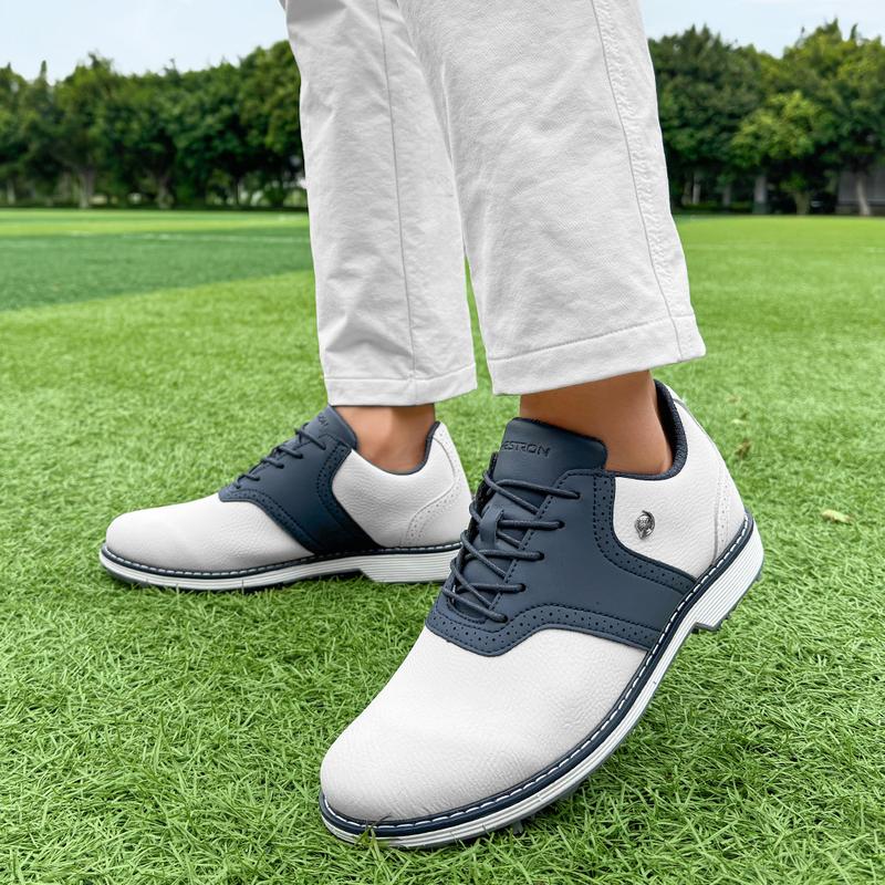 Product Introduction of Professional Men Golf Shoe Brogue Removable Leather Shoes with Nails Casual Business Sneaker Non Slip 20