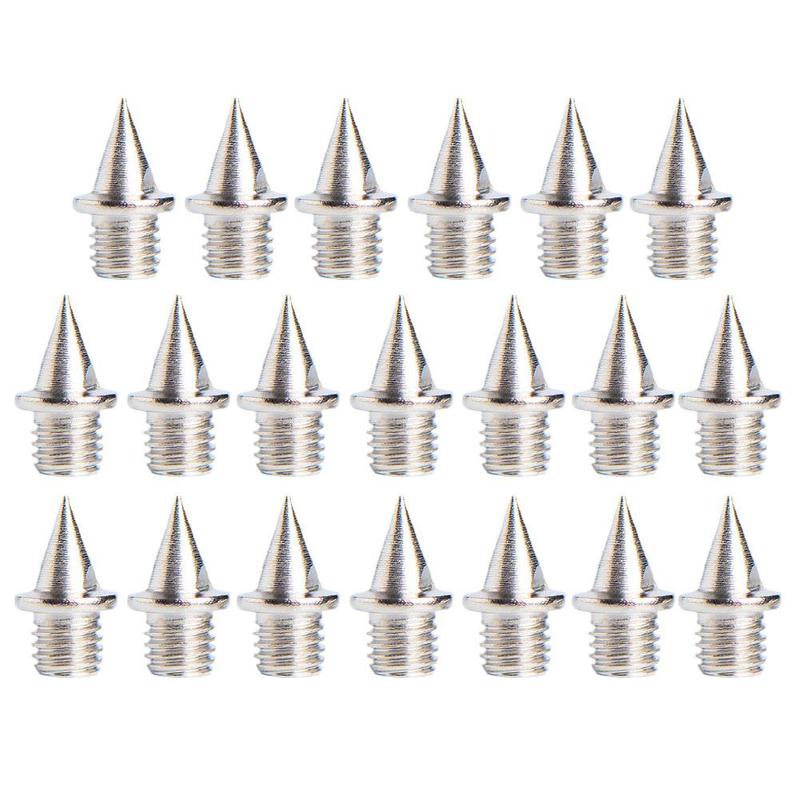 Product Introduction of 20pcs Track Field Shoe Spikes Running Shoe Nails Enhanced Grip Sports Accessories Pyramid X4R5 28