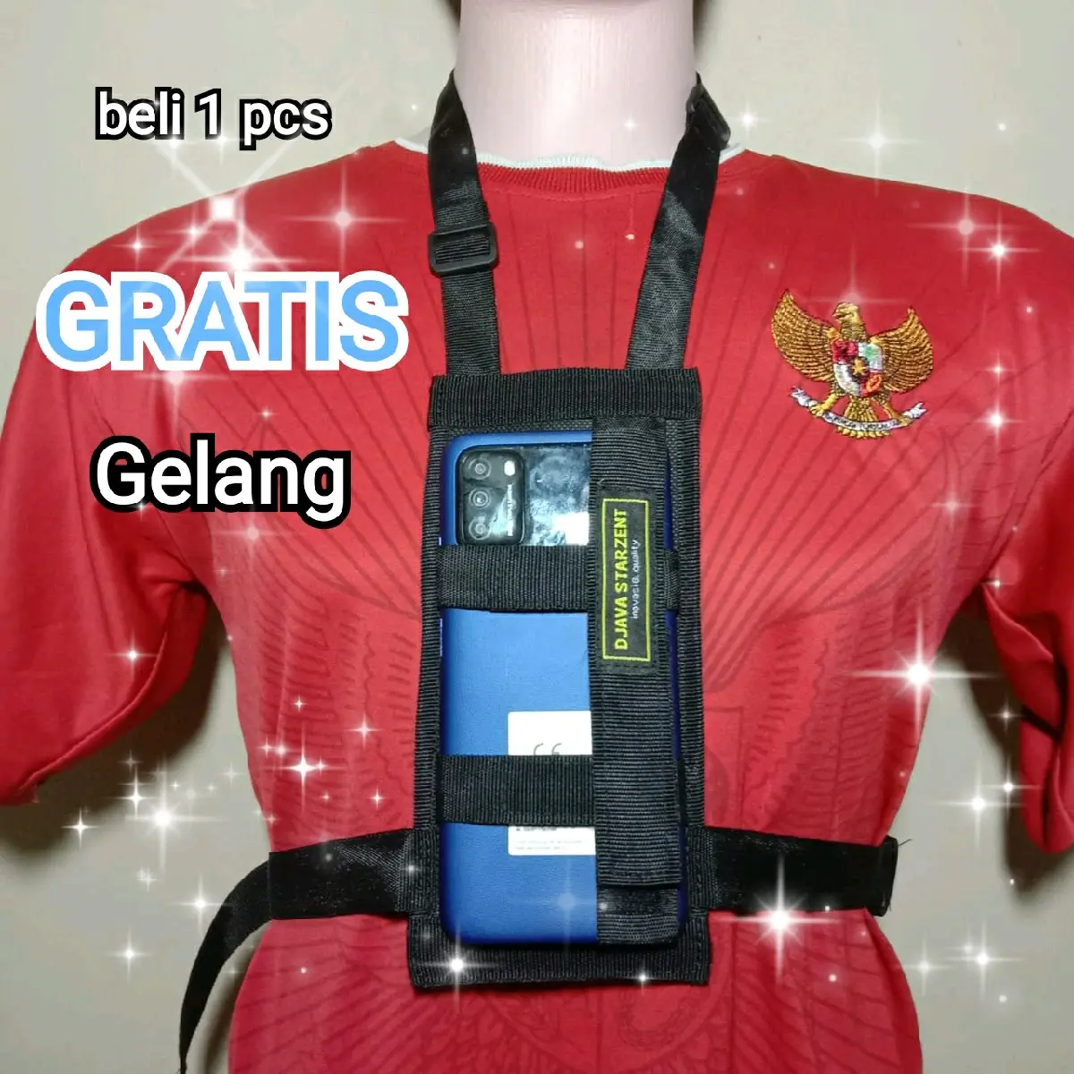 Cest belt 2in1 strap holder hp vertikal murah Setrip